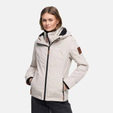Marikoo Erdbeere Damen Übergangsjacke leicht gefüttert mit Kapuze Bone-Größe 3XL - Gr. 46