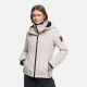 Marikoo Erdbeere Damen Übergangsjacke leicht gefüttert mit Kapuze Bone-Größe 3XL - Gr. 46
