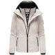 Marikoo Erdbeere Damen Übergangsjacke leicht gefüttert mit Kapuze Bone-Größe 3XL - Gr. 46